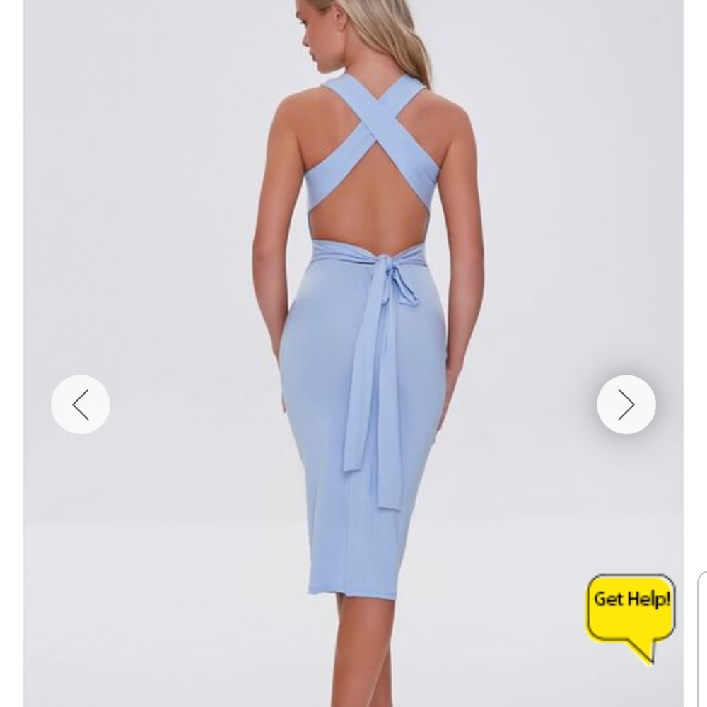 Crisscross Bodycon Dress - Picture 2 of 8